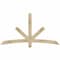 Ekena Millwork Alberta Rough Sawn Timber Gable Bracket, Douglas Fir, 72"W x 39"H x 4"D x 4"F, 13/12 Pitch GBW072X39X0404ALB00RDF - alternate 1